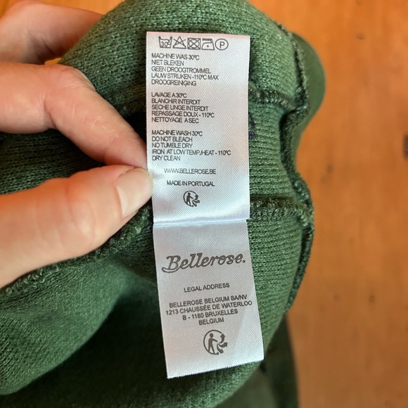 Bellerose zip-up kids formal sweater, kids size 6 - Picture 9 of 9